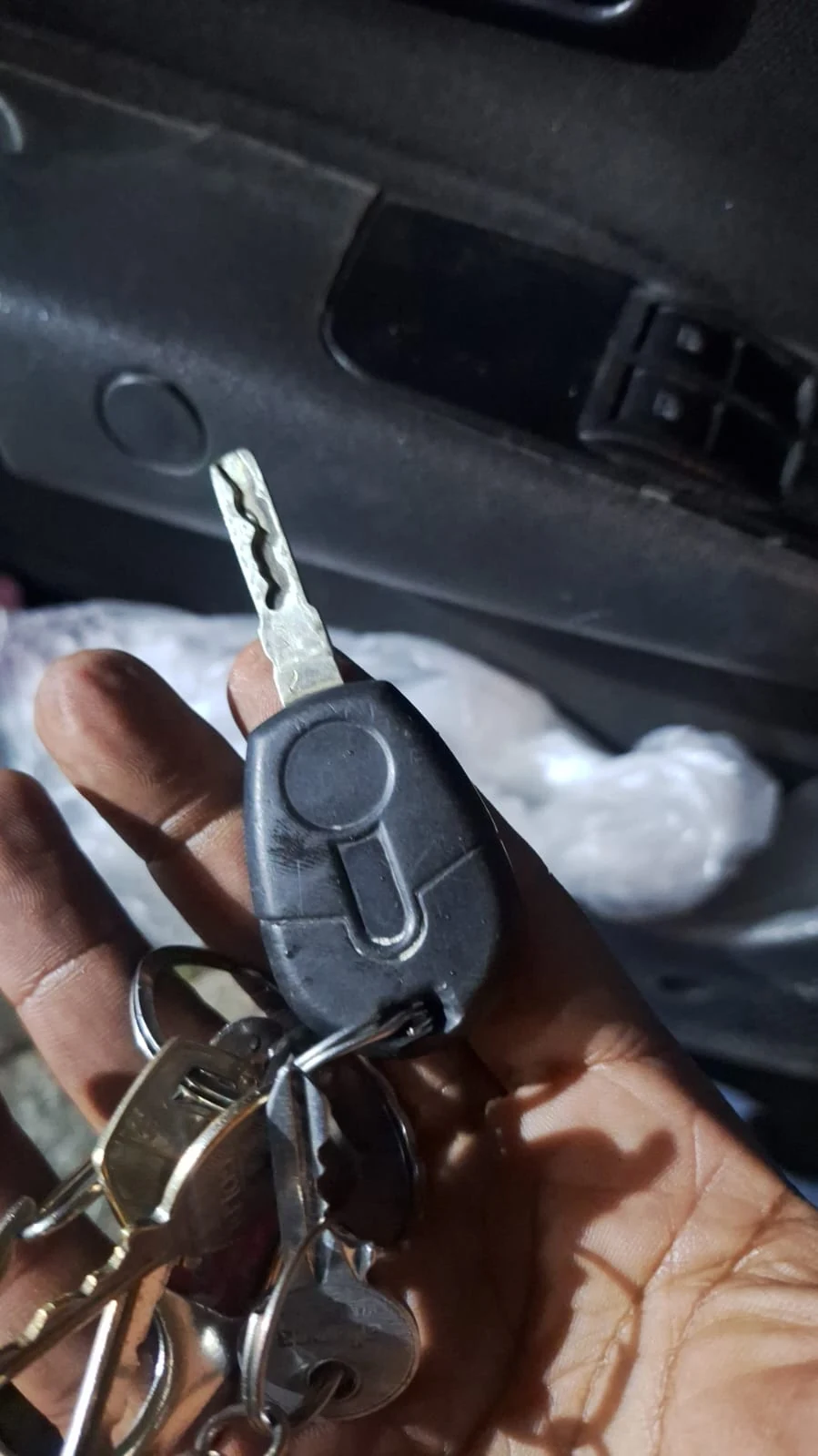 Chave utilizada no atendimento de chaveiro